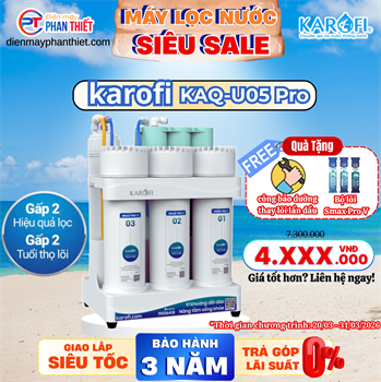 Máy lọc nước Karofi KAQ-U05 Pro để gầm