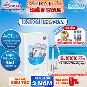 Máy lọc nước RO Karofi KAQ-U98