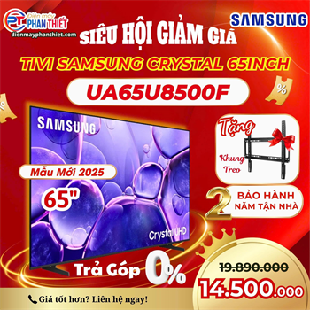 Smart Tivi Crystal UHD Samsung 4K 65 inch UA65U8500F Mẫu mới