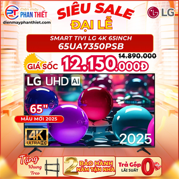 Smart Tivi LG AI 4K 65 Inch 65UA7350PSB Model 2025