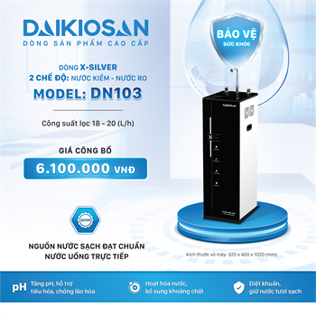 Máy lọc nước RO X-SILVER Daikiosan DN103