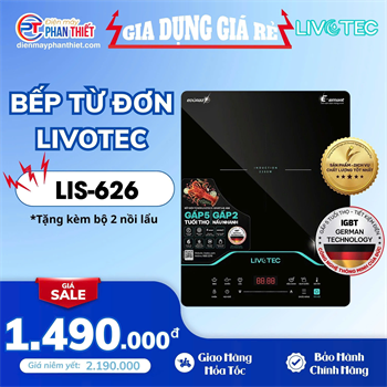 Bếp điện từ đơn Livotec LIS-626