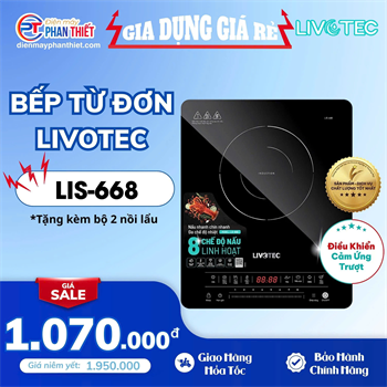 Bếp điện từ đơn Livotec LIS-668