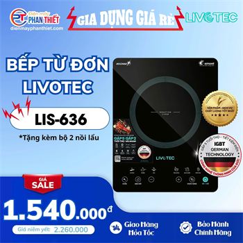 Bếp điện từ đơn Livotec LIS-636