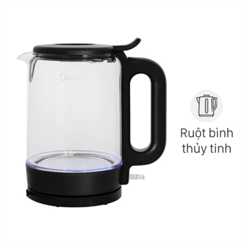 Bình đun siêu tốc Midea 1.7 lít MKE170M1BGK