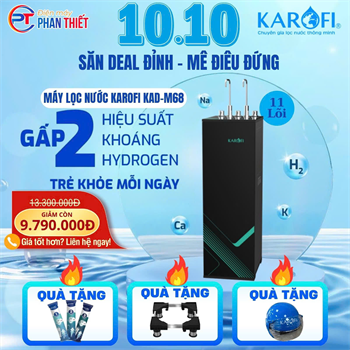 Máy lọc nước nóng lạnh Karofi KAD-M68