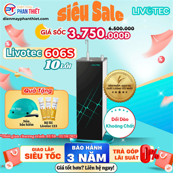 Máy lọc nước RO Karofi Livotec 606S (New)