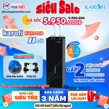 Máy lọc nước nóng nguội Karofi KAH-D18