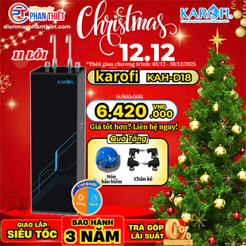 Máy lọc nước nóng nguội Karofi KAH-D18