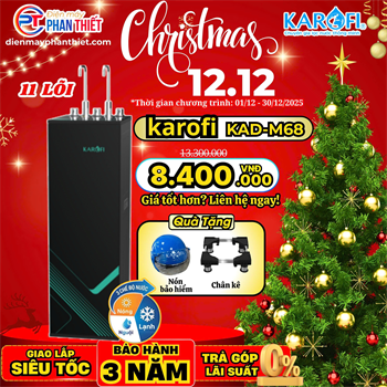 Máy lọc nước nóng lạnh Karofi KAD-M68