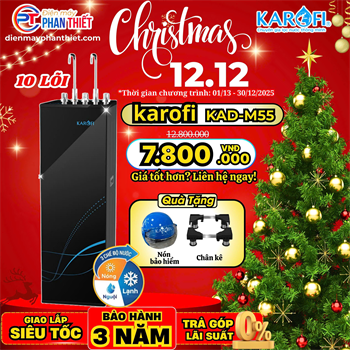 Máy lọc nước nóng lạnh Karofi KAD-M55