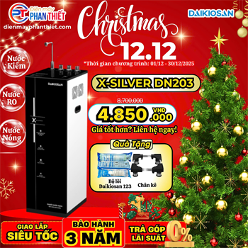 Máy lọc nước RO X-SILVER nóng nguội Daikiosan DN203