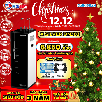 Máy lọc nước RO X-SILVER nóng nguội lạnh Daikiosan DN303