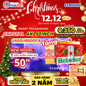 Smart Tivi Crystal UHD Samsung 4K 50 inch UA50U8500F Mẫu mới