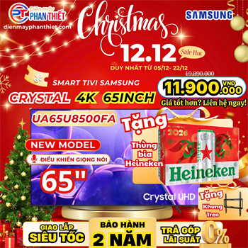 Smart Tivi Crystal UHD Samsung 4K 65 inch UA65U8500F Mẫu mới