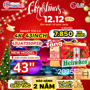 Smart Tivi LG AI 4K 43 Inch 43UA7350PSB Model 2025