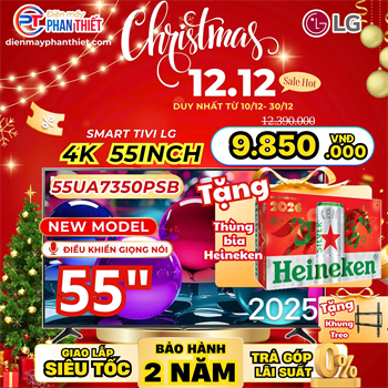 Smart Tivi LG AI 4K 55 Inch 55UA7350PSB Model 2025