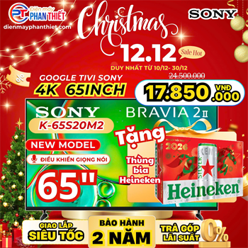 Google Tivi Sony 4K 65 Inch K-65S20M2