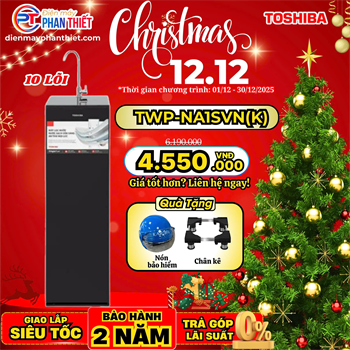 Máy lọc nước RO Hydrogen Toshiba TWP-NA1SVN(K) 10 lõi