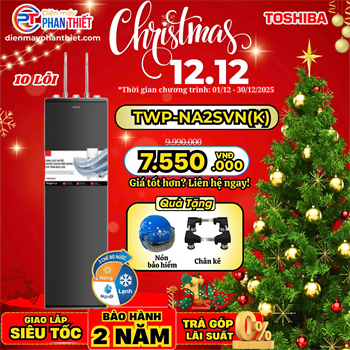 Máy lọc nước RO nóng nguội lạnh Hydrogen Toshiba TWP-WA2SVN(K) 10 lõi