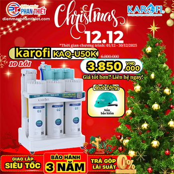 Máy lọc nước RO Karofi KAQ-U50K