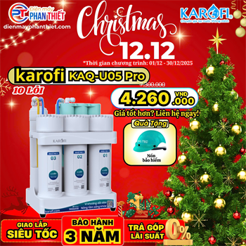 Máy lọc nước Karofi KAQ-U05 Pro để gầm