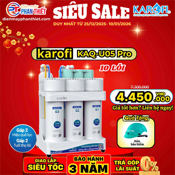 Máy lọc nước Karofi KAQ-U05 Pro để gầm