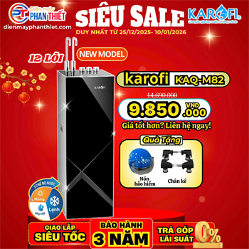 Máy lọc nước nóng lạnh Karofi KAD-M82