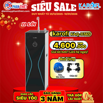 Máy lọc nước Karofi KAQ-D36S (11 lõi)