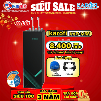 Máy lọc nước nóng lạnh Karofi KAD-M68