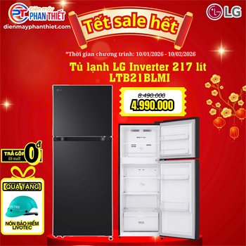 Tủ lạnh LG 217 lít LTB21BLMI