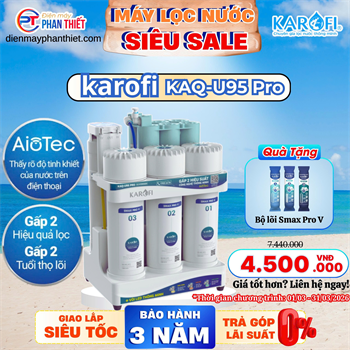 Máy lọc nước RO Karofi KAQ-U95 Pro